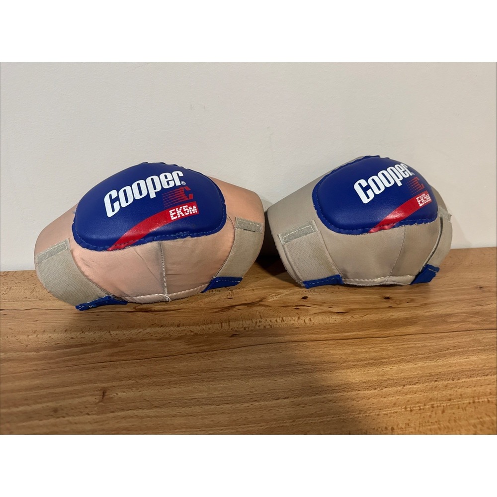 Vintage 1980's Cooper Ice Hockey Elbow Pads Pro NHL EK5M Large Adult Size